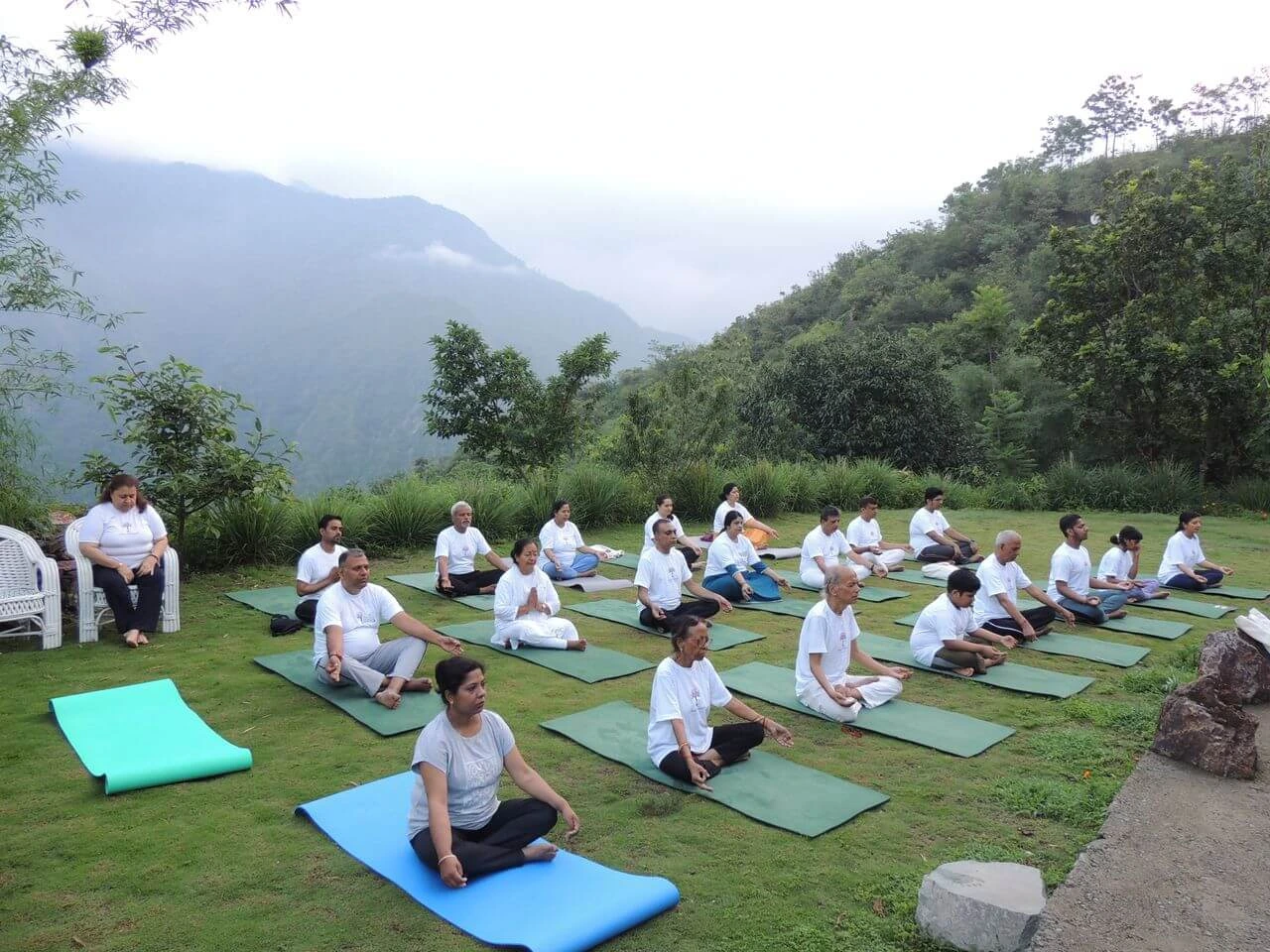 nature connection with yoga